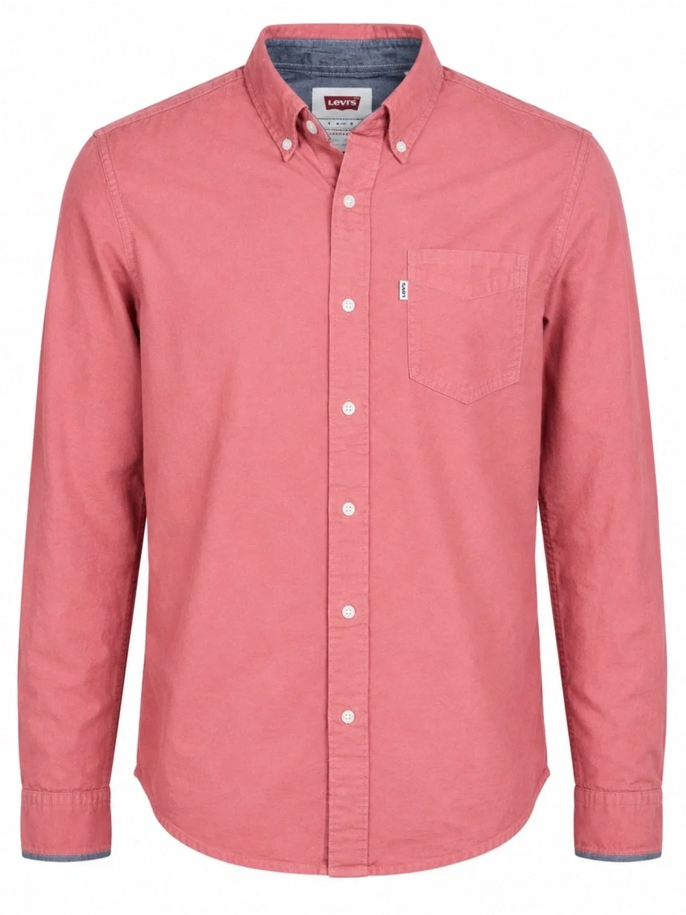 Levi’s Slim Fit Button Up Shirt Men’s Small Salmon Color Oxford Cotton Casual